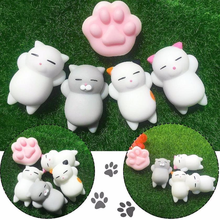 2021 Fidget Toy PVC Animal Extrusion Toys Rebound Squishy Gadget Vent Decompression Toy Mobile Pendant Cute Funny Gift