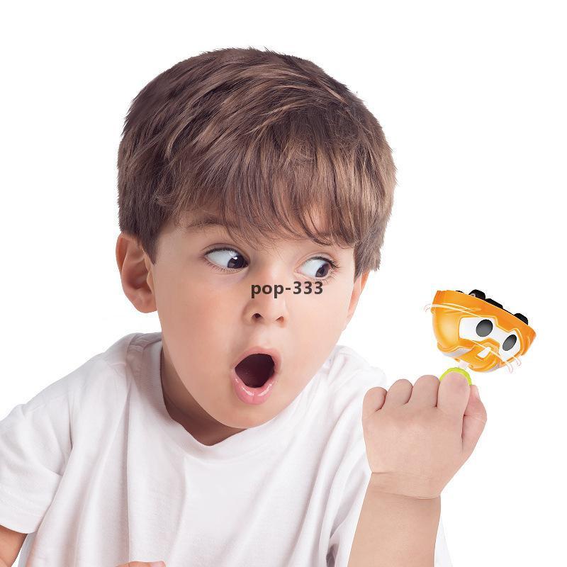 Bibi Elf Gyro Xiaobao Spinning Top Deformation Cute Assembling Robot Student Children s Rotation Toys Decompression Fidgets Toy