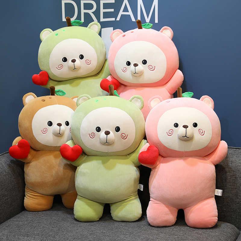 High Qulity 65/100cm 3 Colors Loving Happy Bear Stuffed Soft Plush Toy for Child Girls Lover Birthday Valentine s Gifts H1025
