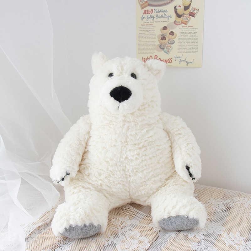 Kawaii White Polar Bear Sea Bear Soft Stuffed Animal Plush Toys Cute Animals Pillows Doll Toy for Children Kids Gift Sofa Decor H1025