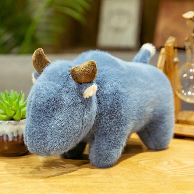 Cute no-eyed Cow Stuffed Plush Toy Baby Toddler Sleeping Gift Girls Christmas Gifts H1025