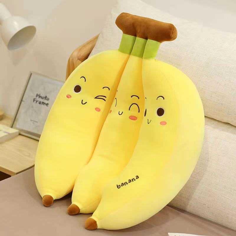 Plush Toys Banana Pillow Long Sleeping Pillow Doll Plush Cute Doll Boy Girl Birthday Christmas Present H1025