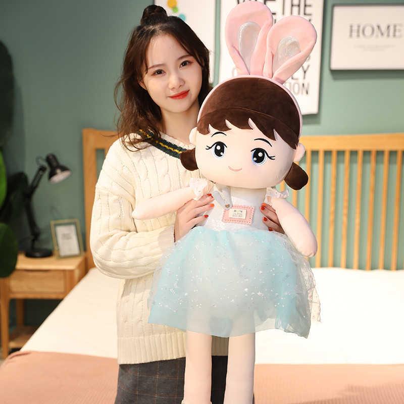 45-140cm Kawaii Angel Bunny Girl Plush Soft Stuffed Plush Animals Baby Kids Toys for Children Girls Boys Birthday Gift H1025