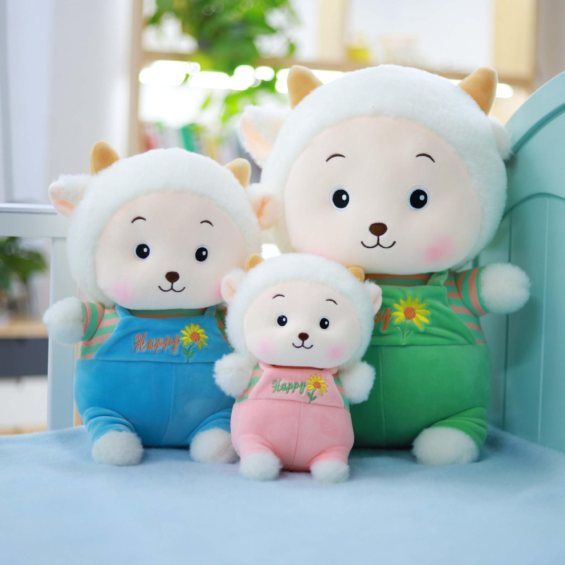 25cm fashion sheep doll stuffed toys high quality cute plush toy children birthday gifts home decoration