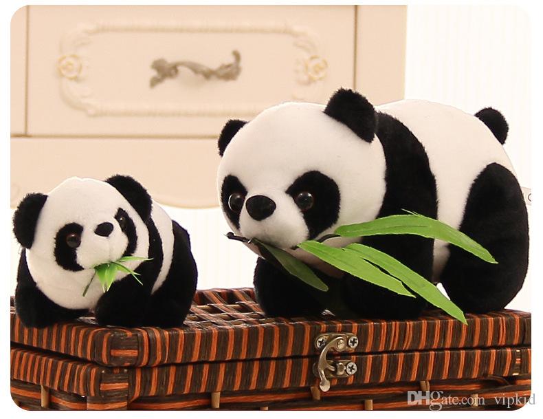 15 CM Stuffed Animals Plush Toys Cute Simulation animal cute bamboo leaf panda doll plush Toys