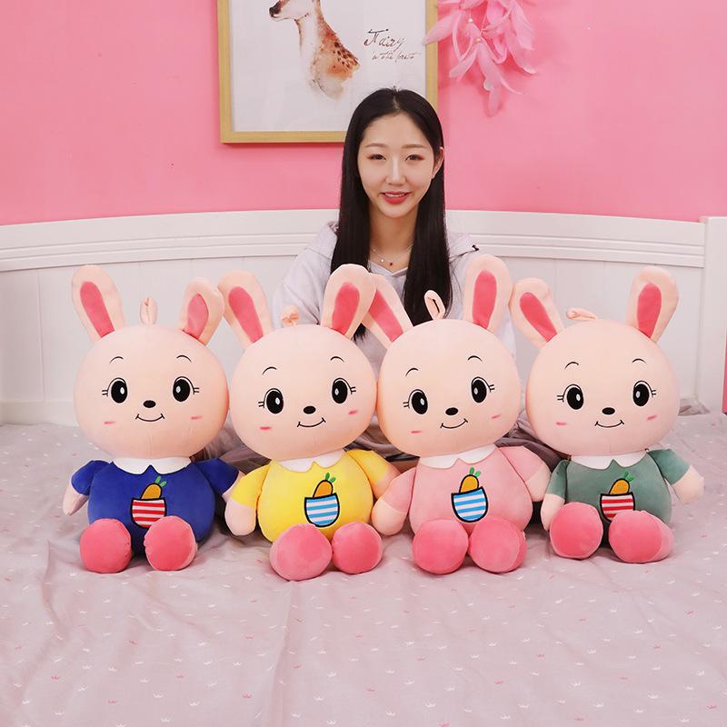 Rabbit Plush Toys Cute Dolls for Kids Children Soft Stuffed Animals Toy High Quality Bedroom Decoration Birthday Gifts 35cm