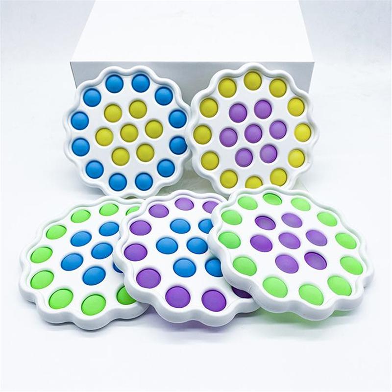 children s educational silicone toy color rodent pioneer interactive board game decompression toys