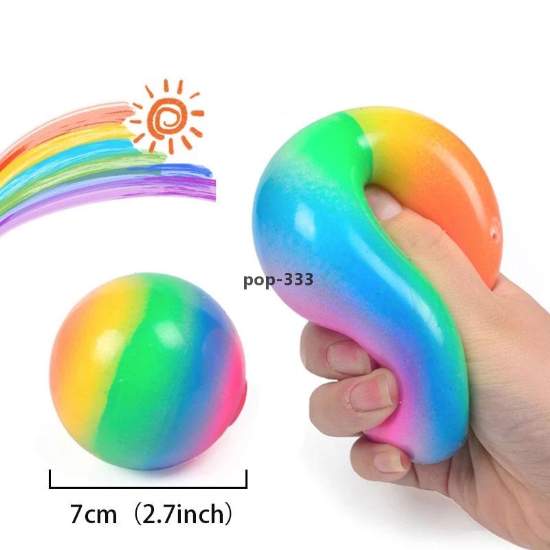 Colorful Grape ball Press Simpl dimmer Fidget Toys Relieve AntiStress Balls Hand Squeeze Fidget Toy Pack For Child Kids Decompression Toy