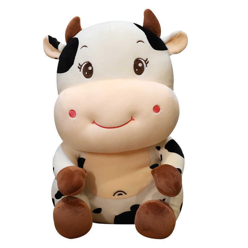 New Plush Cow Toy Cute Cattle Plush Stuffed Animals Cattle Soft Doll Kids Toys Birthday Gift for Children H1025