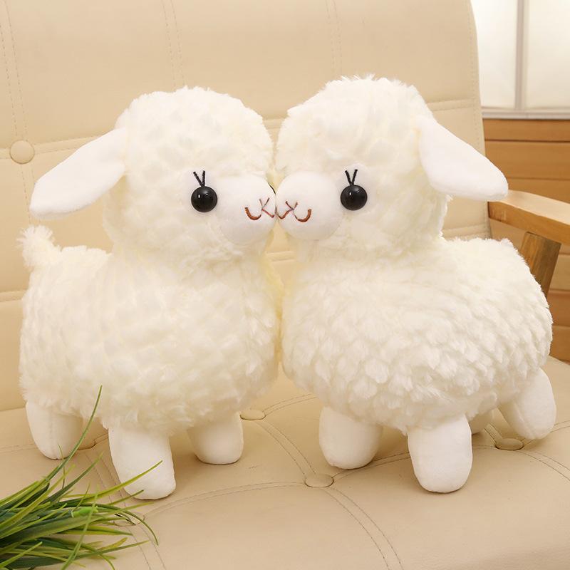 23cm 33cm White Alpaca Plush Toys Dolls Plush Toy Cute Kids Toy Doll Stuffed Animals Soft Alpaca Doll Plush Toy Birthday Gifts