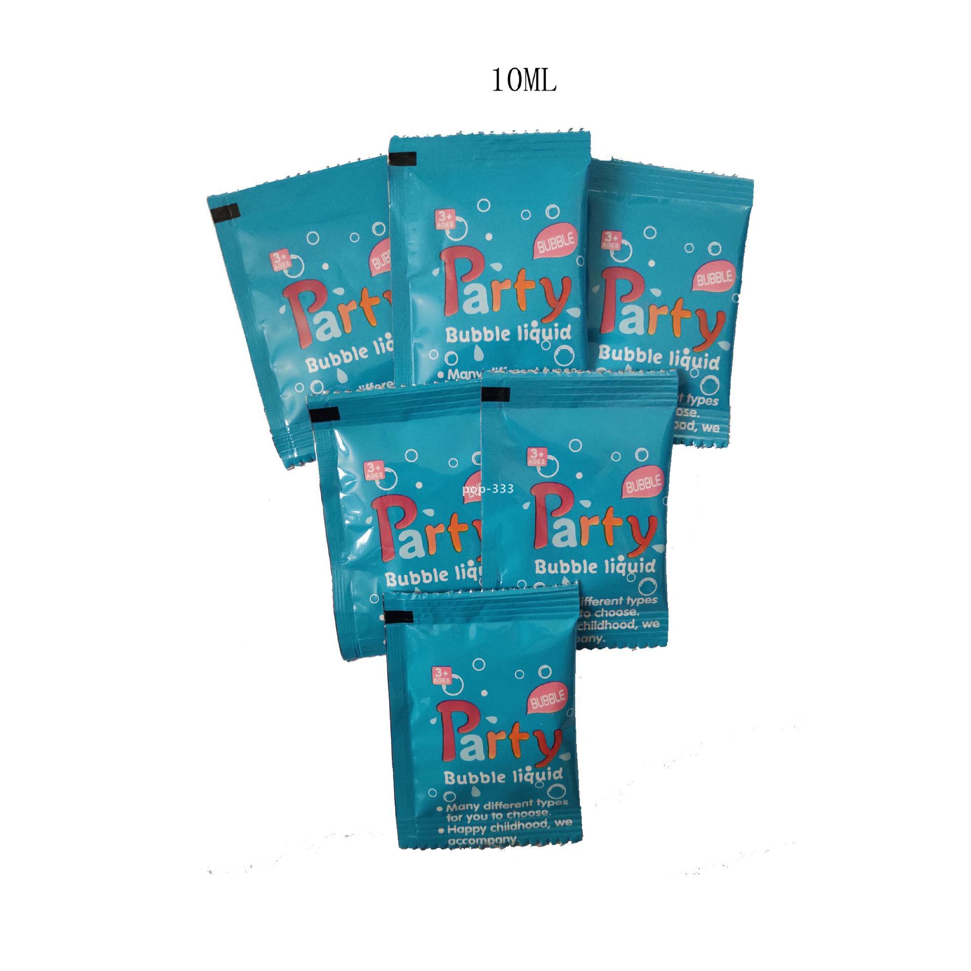 2021 Novelty Games Children s toys electric manual bubble gun stick machine supplementary water concentrate 10ML bag factory wholesale