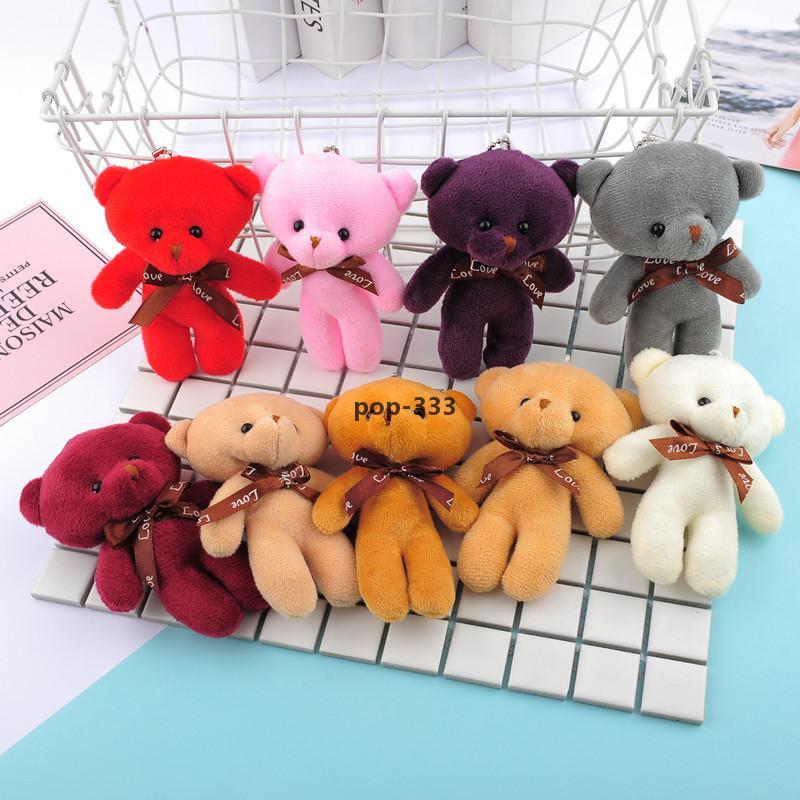 13CM Plush pendant bear doll bag accessories activities small gifts