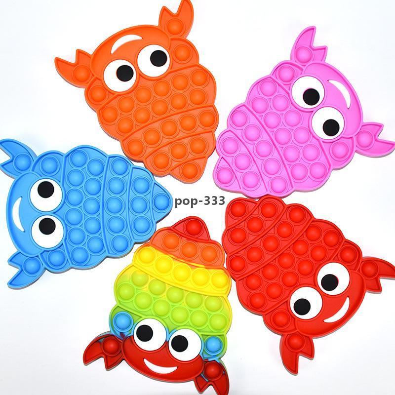 Bubble toys Pioneer hermit crab silicone children s desktop bubbl pressure puzzle toy