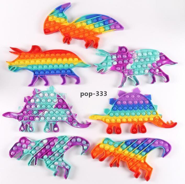 30CM game dinosaur rat control pioneer large children puzzle decompression toys mental arithmetic I am a master silicone bubble