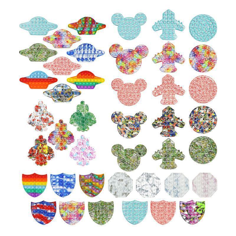 Decompression Finger Bubbles Push Fidget Toys children s adult puzzle mental arithmetic board game stress relief toy