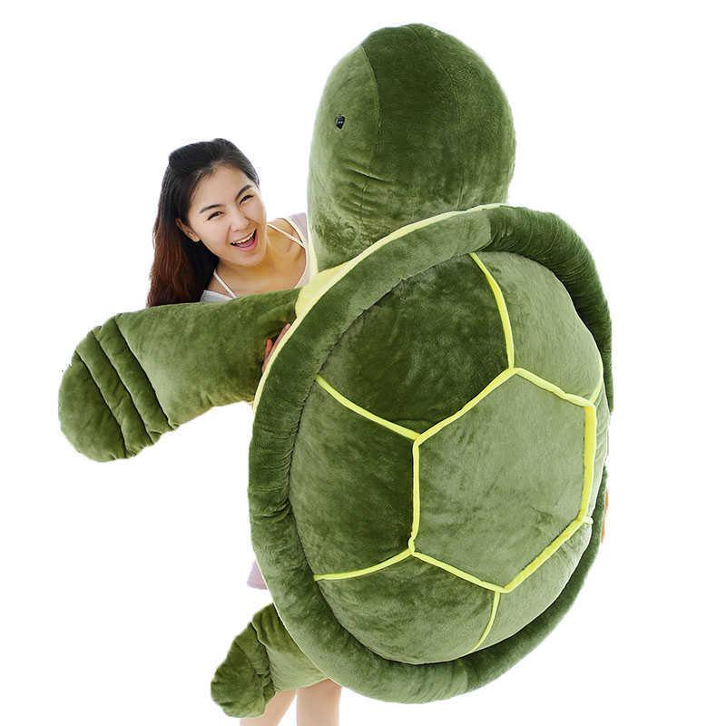Big Plush Tortoise Toy Cute Turtle Plush Pillow Staffed Cushion Toys for Children Adult Girls Vanlentine s Day Gift Present Big H1025