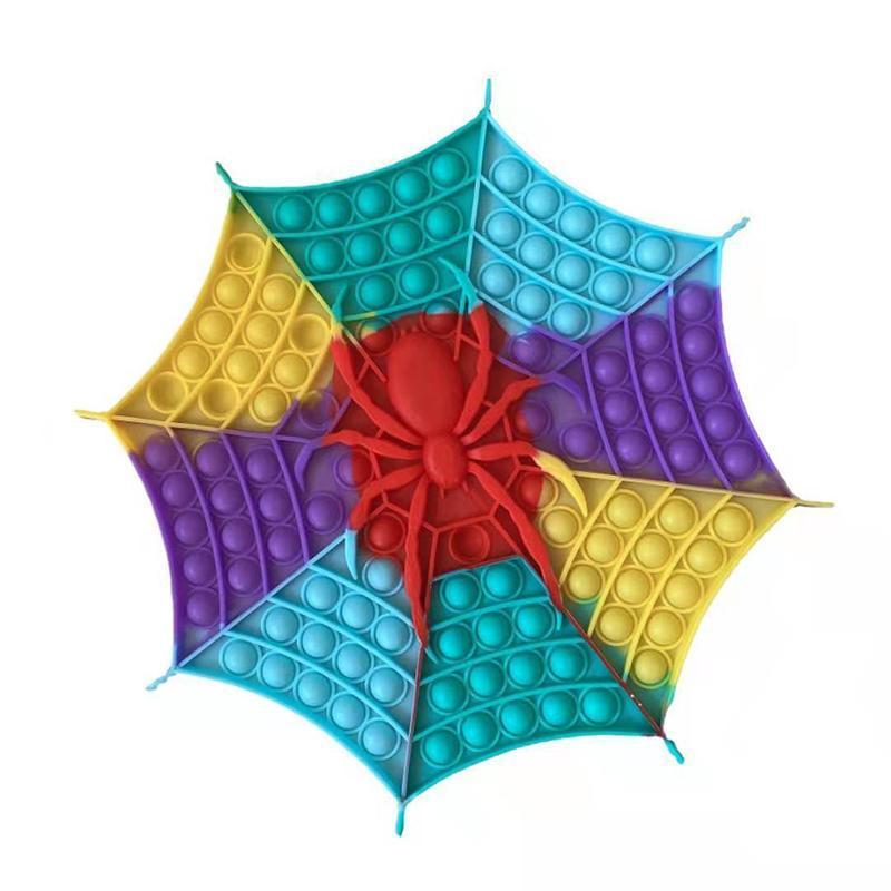 decompression Finger toys 40cm spider push bubble music puzzle toy to relieve anxiety for children autism and adults with special needs