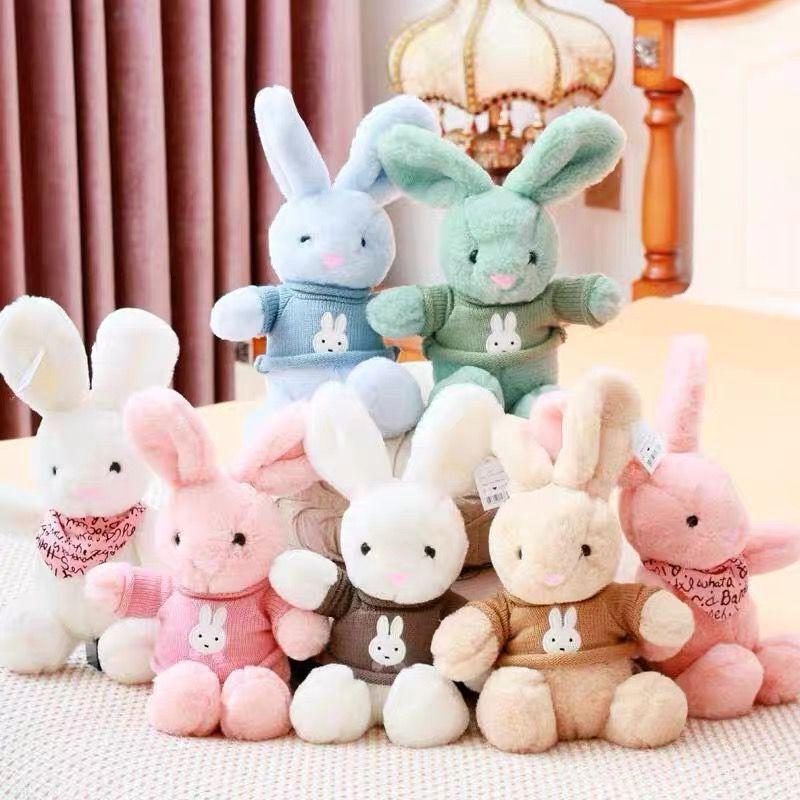 30cm cute rabbit plush toy dolls high quality stuffed animal doll decoration children birthday gift toys