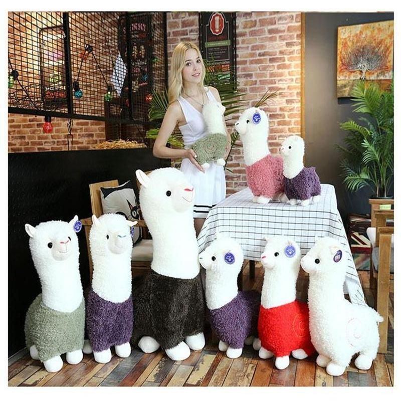 Large Alpaca Doll Sleeping Cute Grass Mud Horse Animal Creative Toy Dolls Pillow Super Multi-size, Home Decoration, And Accompany Children s Sleep