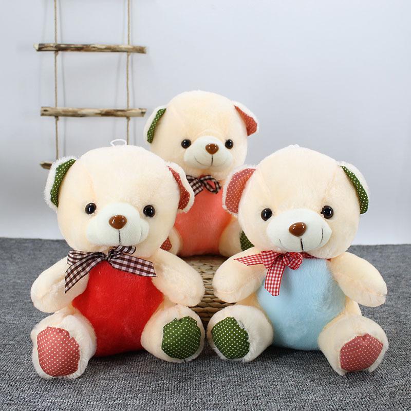 bear plush toys soft cute doll colorful bears stuffed animals doll birthday gifts decoration