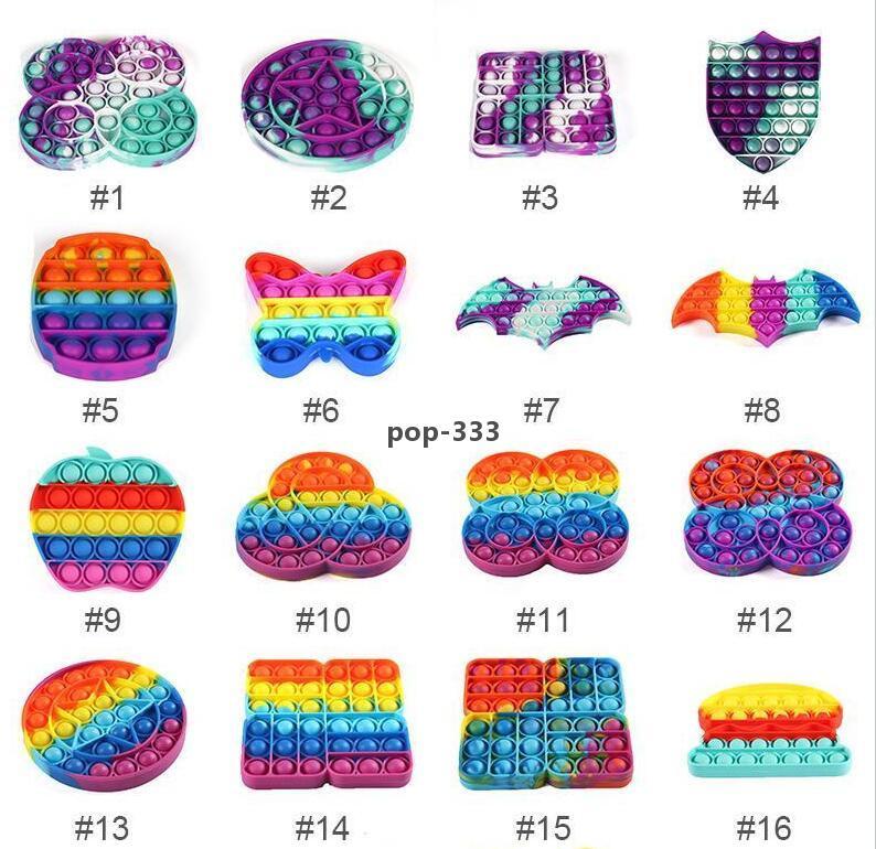 Fidgets Toy push it Sensory Bubble Toys Stress Reliever Relief Stres And Anxiety Reliefs Decompression toy For Children adult gift