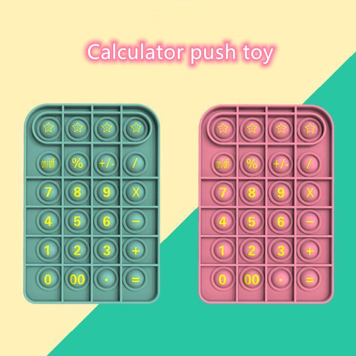 decompression Push Bubble fidget toys Calculator rodent control pioneer new method of mathematical thinking, desktop puzzle toy