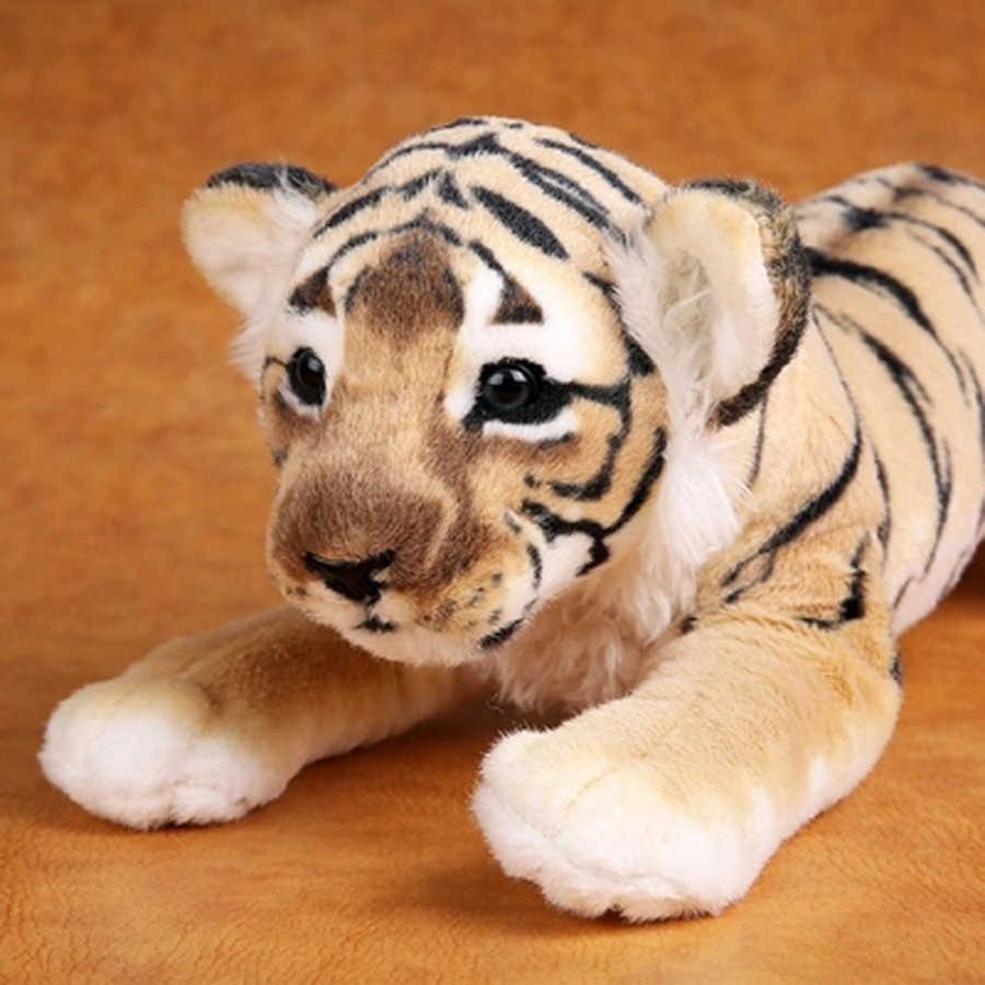 Soft Stuffed Animals Tiger Plush Toys Pillow Animal Lion Peluche Kawaii Doll Cotton Girl Brinquedo Toys For Children H0910 H1025