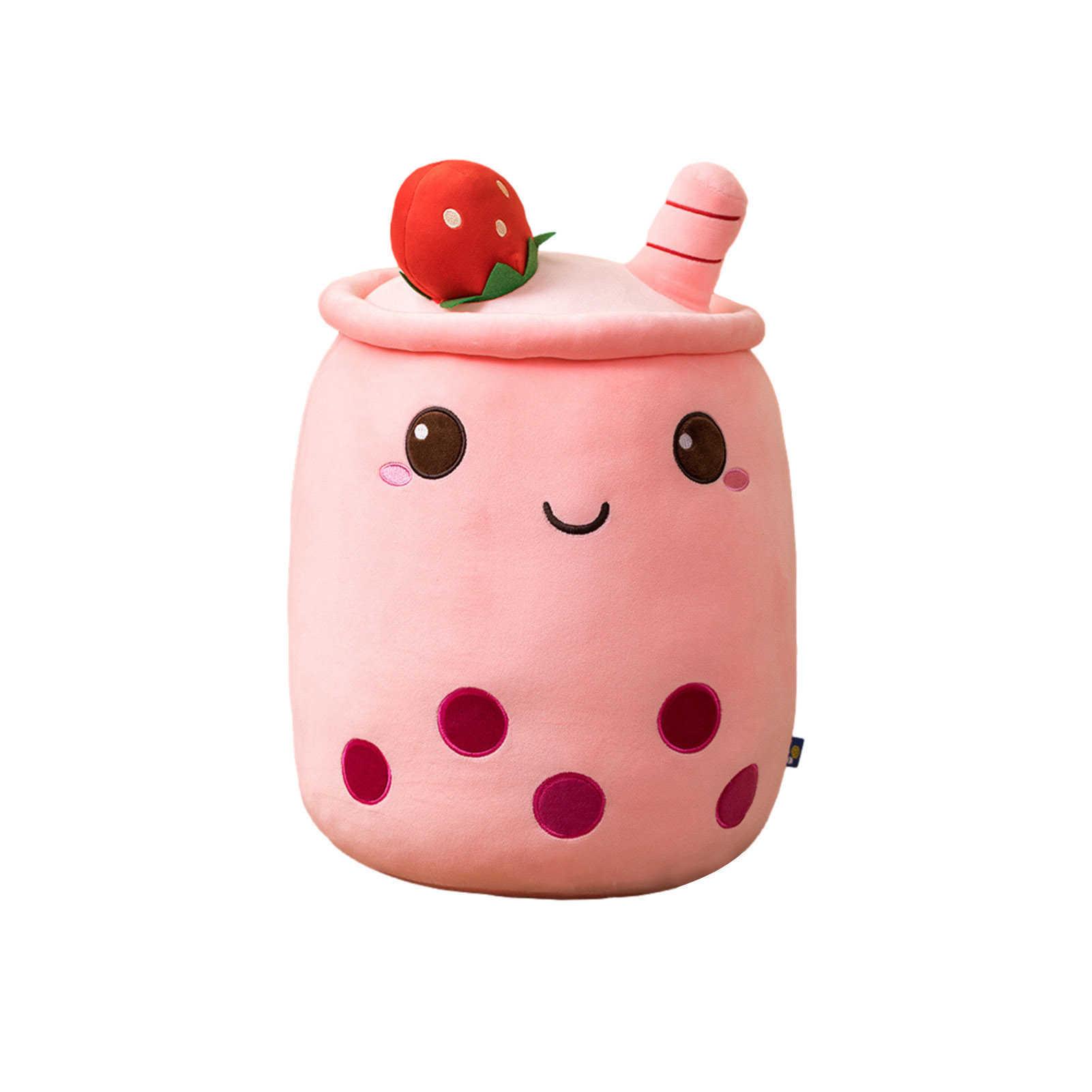 50cm Cute Bubble Tea Cup Plush Toy Milk Tea Cup Plush Doll Stuffed Hugging Pillow Cushion Home Decor Kids Gift H1025