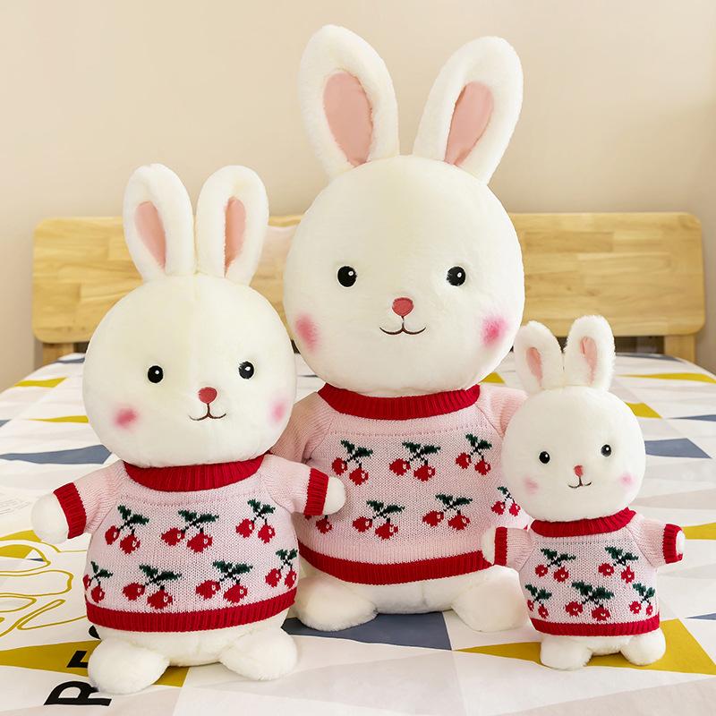 25cm cute plush toy rabbit high quality soft doll stuffed animals children birthday gifts rabbits dolls decoration