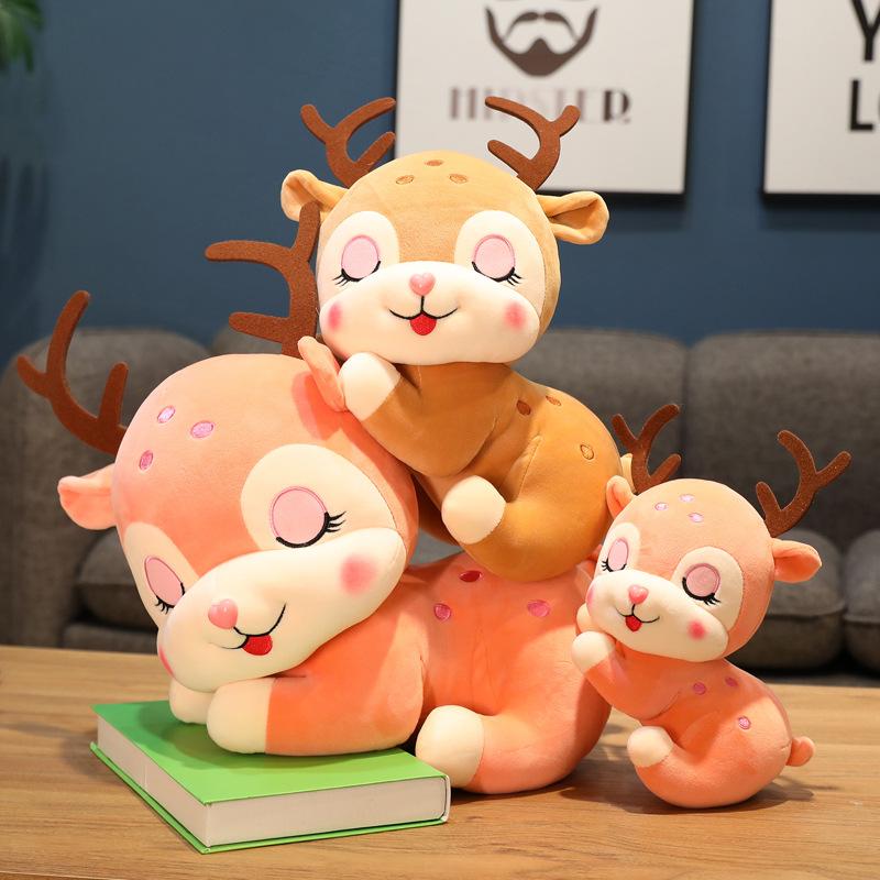 20cm Elk doll plush toy stuffed animal toys sika deer dolls pillow children s birthday gift wholesale