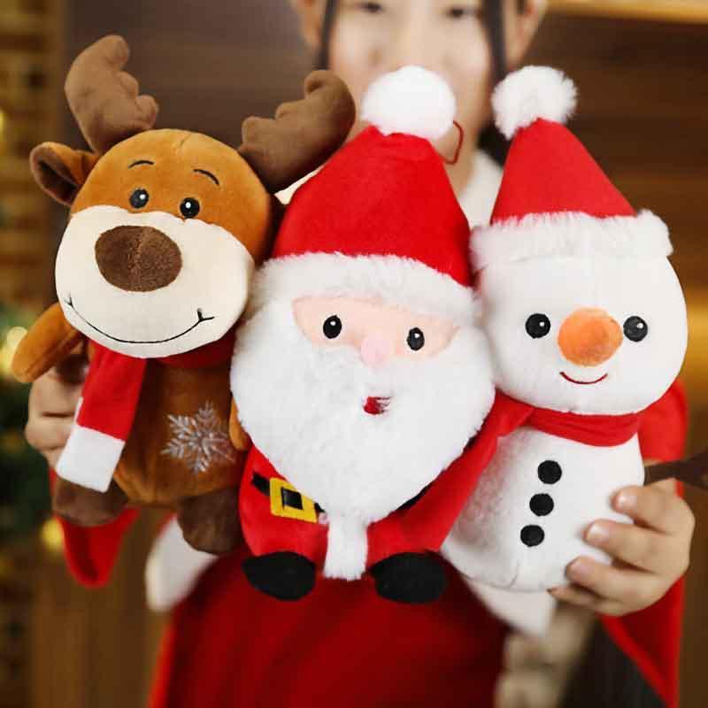 Christmas party Plush Toy Cute little deer doll Valentine s Day angel dolls sleeping pillow Soft Stuffed Animals Soothing Gift For Children