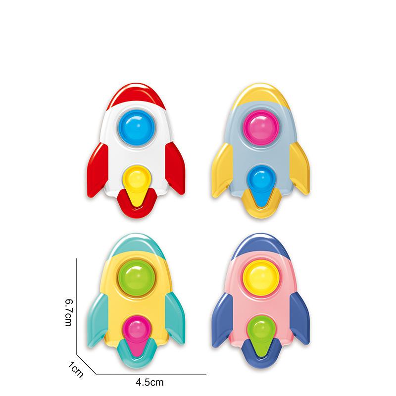 2021 Finger Bubble Fans You Rocket Kids Relax Toys Wholesale Decompression