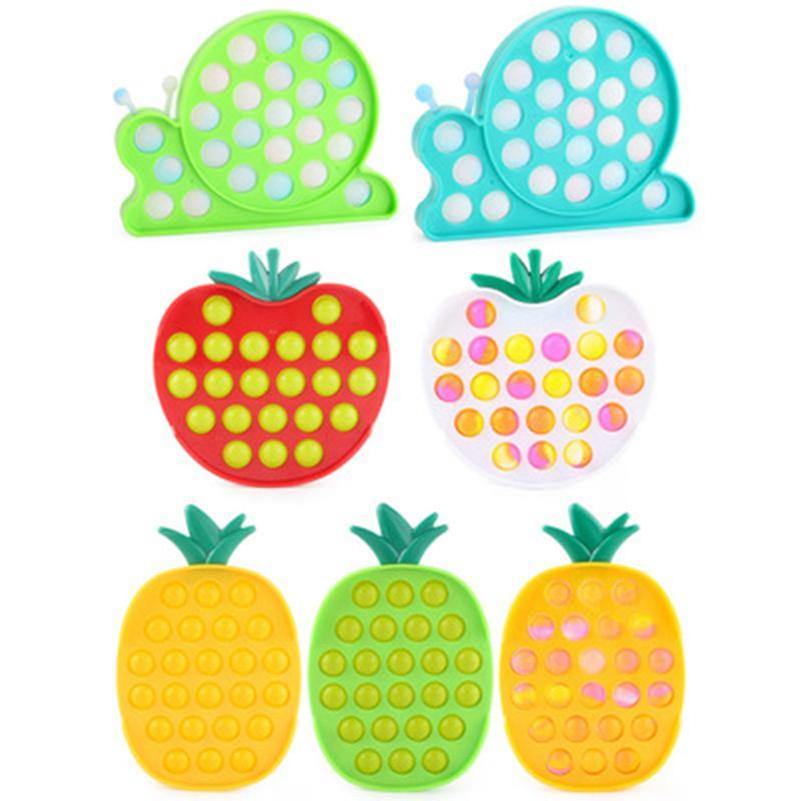 Decompression Fidget Toys Educational Push Bubble Press plate Sensory Anxiety Stress Reliever Kids Mental Arithmetic Intelligence toy