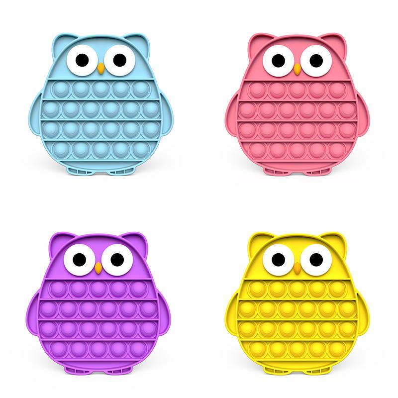 The latest Multicolor Fidget Toy Sensory Bubble Board Game Toys Anxiety Stress Reliever Kids Adults Autism Special Needs games