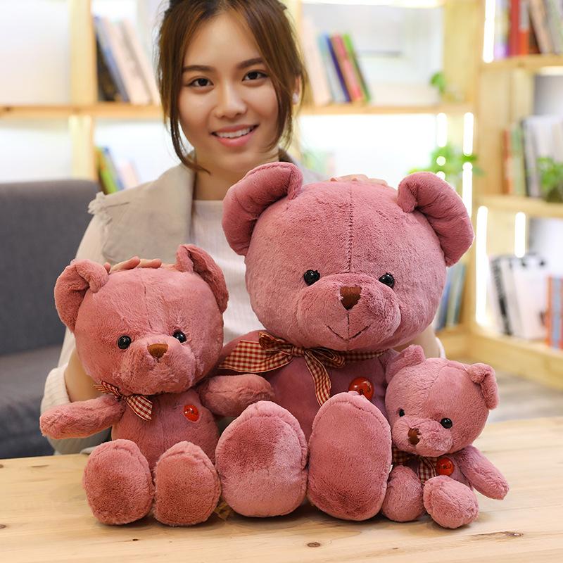 35cm Plush Toys Cute Stuffed Animals Soft Bear Doll Home Wedding Decoration High Quality Birthday Gifts Wholesale