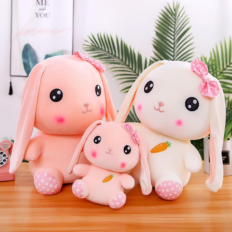 25cm Rabbit Plush Toys Cute Stuffed Animals High Quality Soft Dolls Home Decoration Kids Child Toy Birthday Gifts