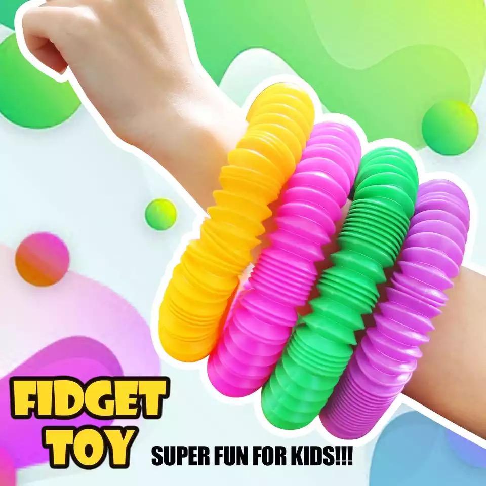 Colorful Folding Tube Fidget Toys Autistic Sensory Decompression Educational Funny Anti-stress for Adults Children