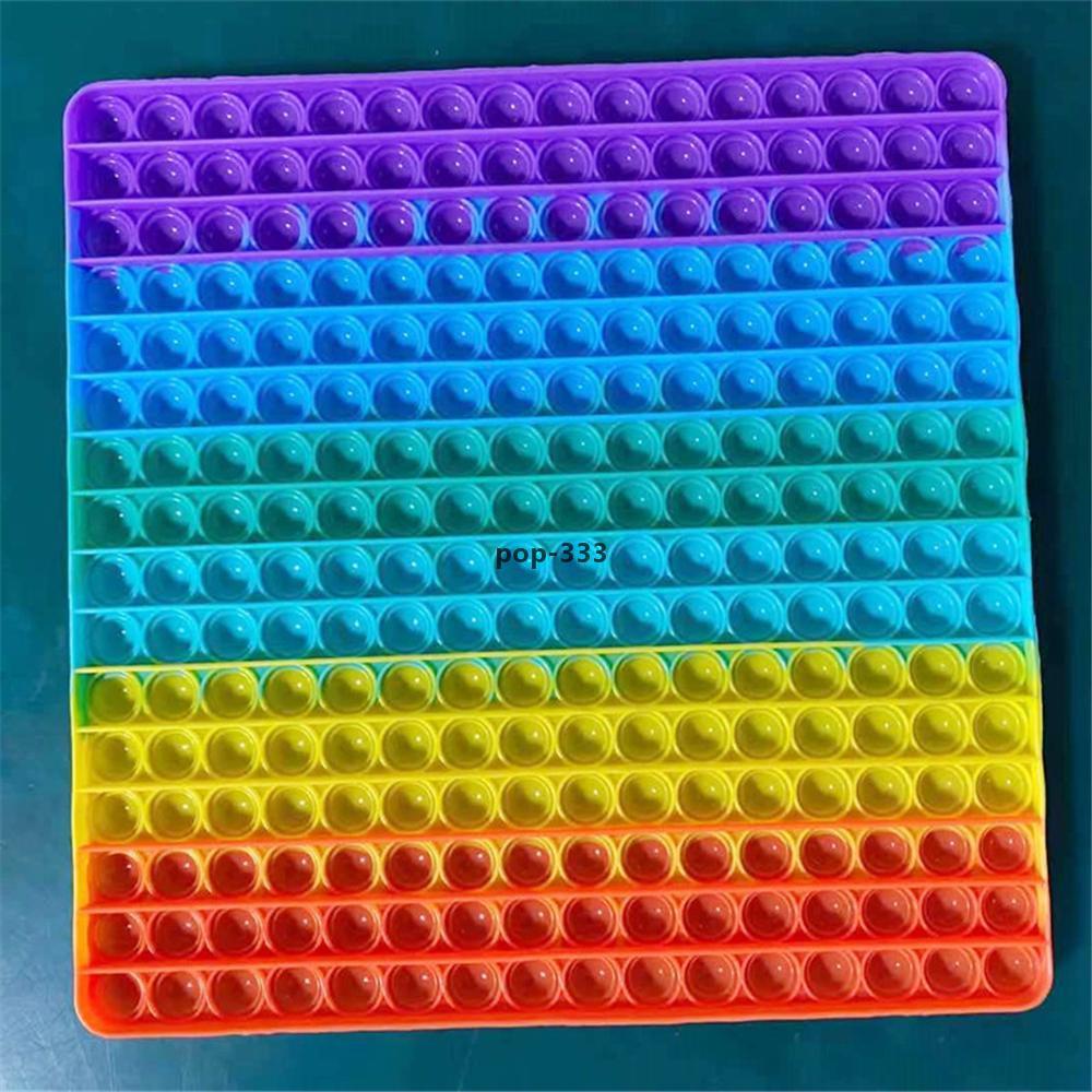 30CM!!! Super Big Size Push Bubble Fidget Toys Autism Needs Squishy Stress Reliever Rainbow Adult Kid Funny Anti-stress Party Gifts surpris
