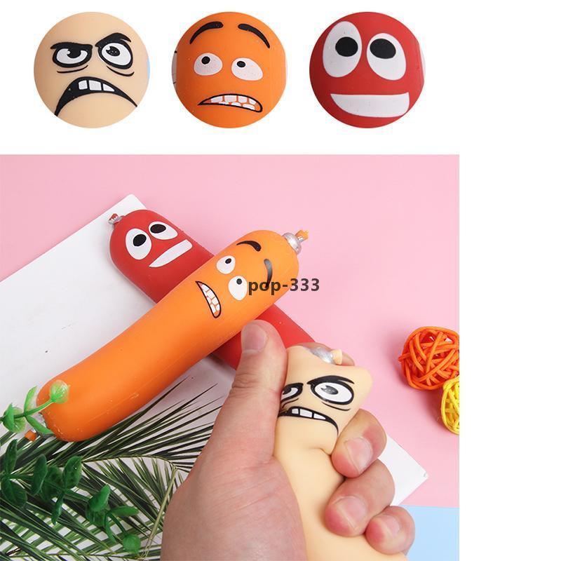 2021 Fidget toysbanana Ham sausage memory sand vent toy combination simulation fruit and vegetable vents decompression lalale toys