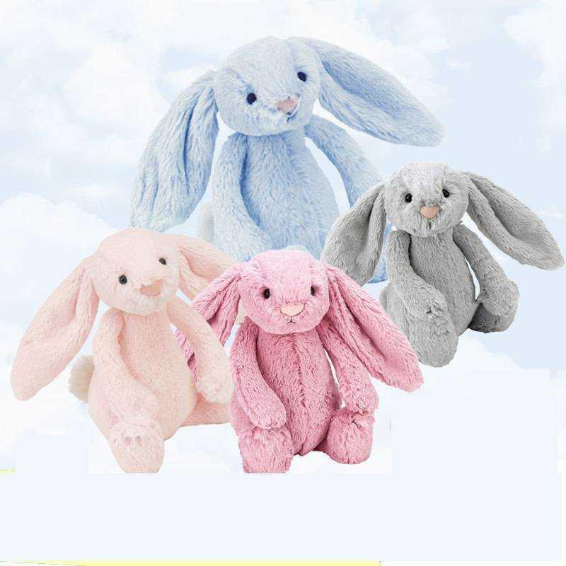 38cm Super Soft Rabbit Doll Baby Soft Plush Toys For Children Bunny Sleeping Mate Stuffed &Plush Animal Baby Toys For Infants H0910 H1025