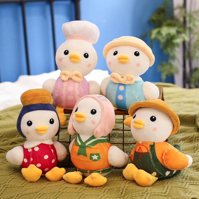 30cm duck plush toy fashion stuffed animals doll high quality cute dolls children birthday gifts decoration