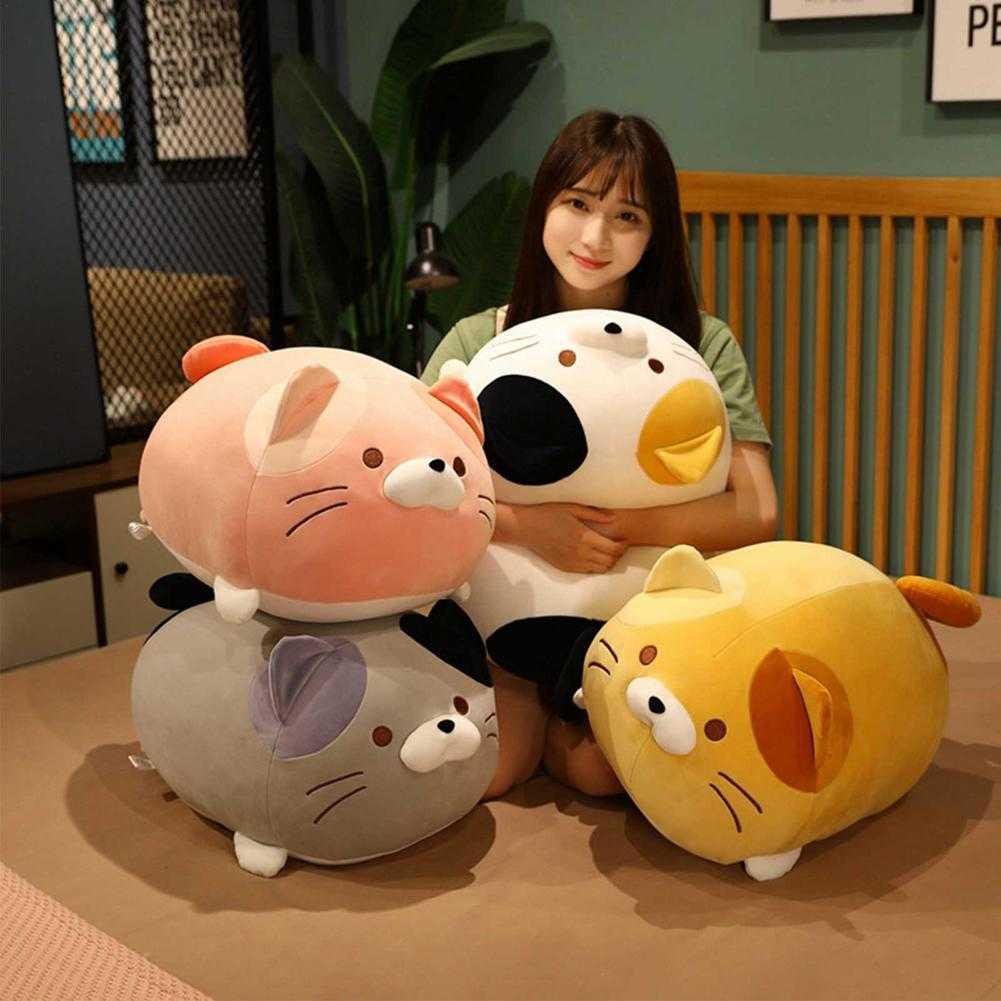 Plush Toy Cats Cute High-Quality Animal Doll Cat Plush Toys Stuffed Animals Sleep Boy friend Pillow Doll for Children Gift H1025