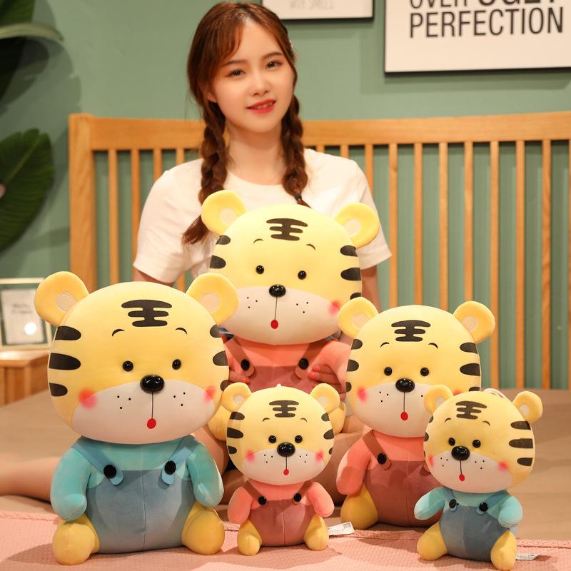 cute plush doll tiger toys soft high quality stuffed animals toy children gifts tigers mascot wholesale 23cm