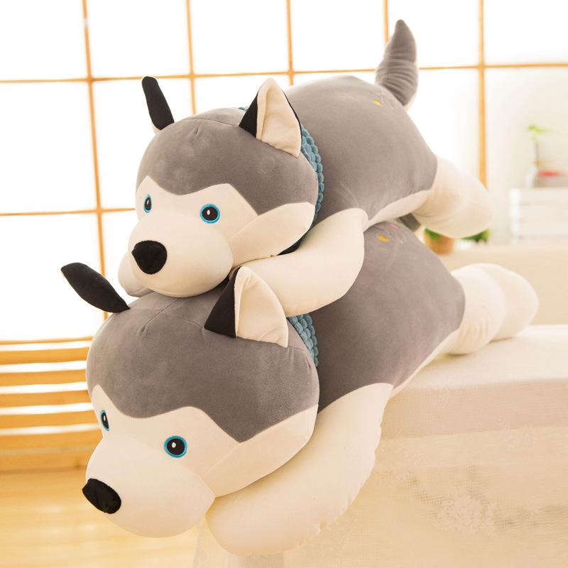 40cm Plush Toys Stuffed Animals Soft Gray Dog Dolls Home Decoration kids toy child Birthday Gifts High Quality