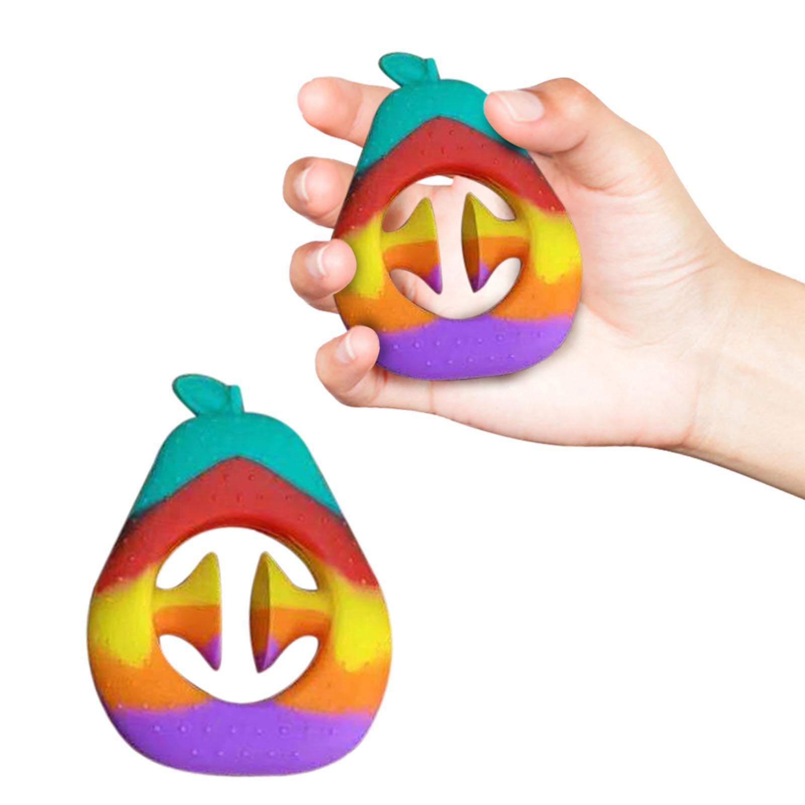 Colored silica gel grip ball sucker extruding toy gripper pressing sensory pressure relieving fidgety gift