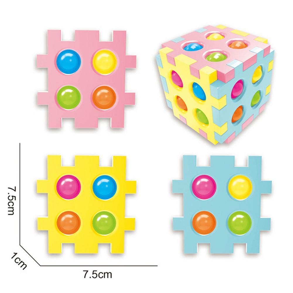 2021 Squishy Toy Children s Puzzle Reliever Bubble Sensory Toys Innovative Splicable Relaxing Attempt Antistress