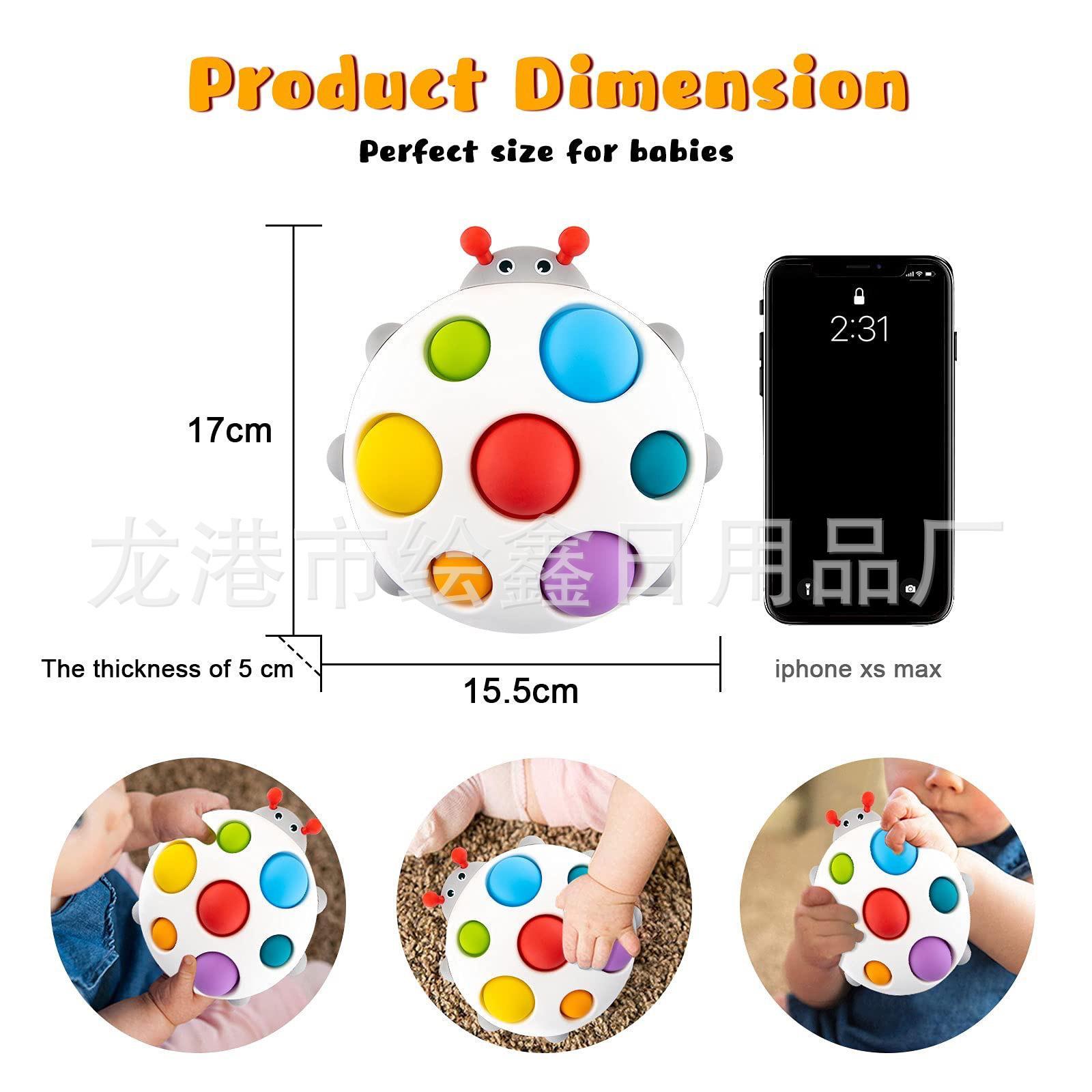 fidget Tortoise Bubble Music Rodent Pioneer Decompression Toy Children s Sensory Pressing Board Vent