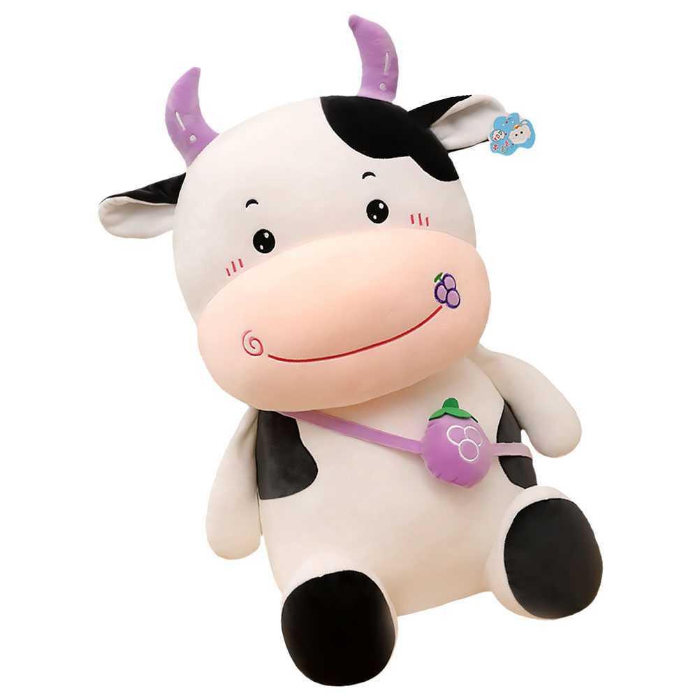 1Pc Plush Cow Doll Cow Doll Ox Year Mascot Stuffed Animal Doll Gift H1025