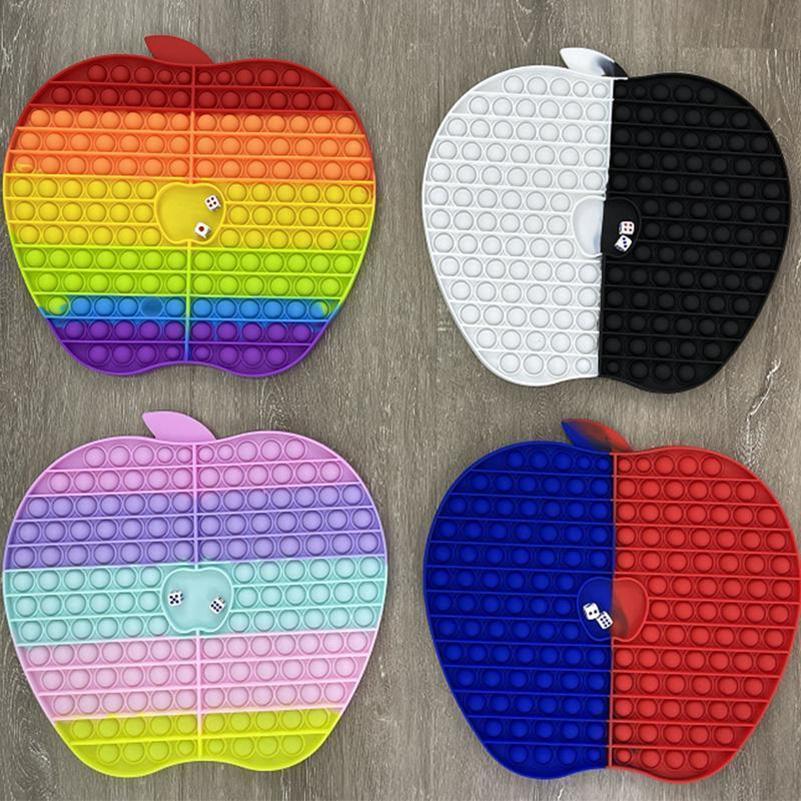 large size Decompression Fidget Toys Giant Finger Sensory Silicone Board Kids Fingers Fun Squeezy Squeeze Desk Toy